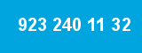 923 240 11 32 923 240 11 32